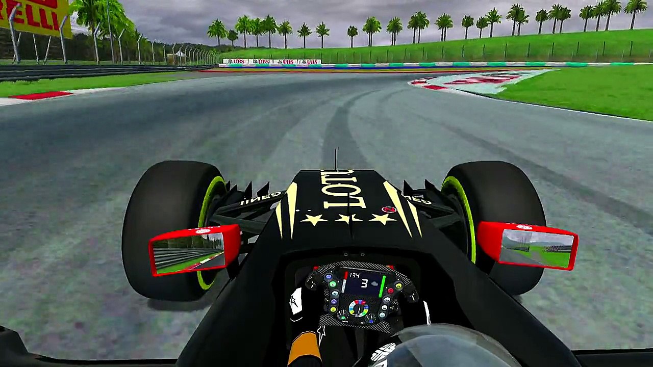 rFactor - F1 2015 Romain Grosgean Malaysia Onboard Lap HD