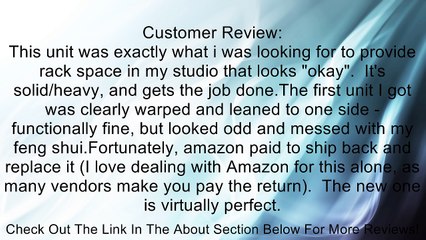 Odyssey CRS12 12 Space Carpeted Studio Rack Review