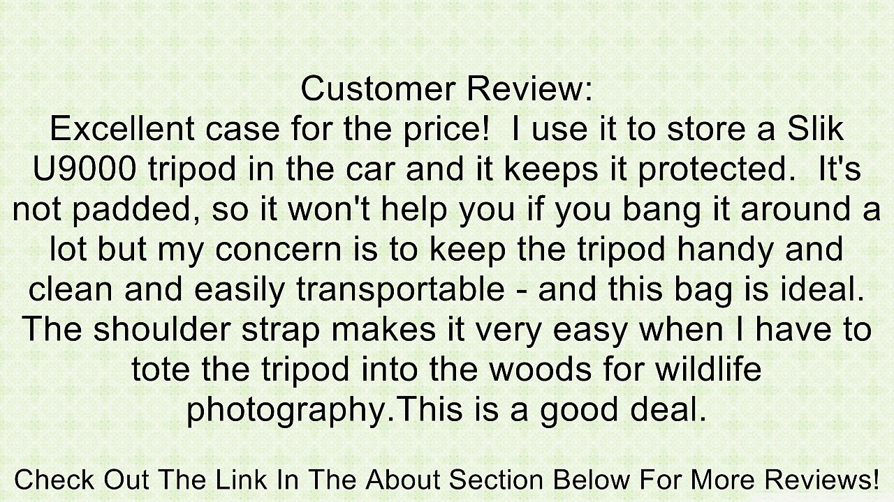 Slik Tripod Case 24-Inch Medium Review