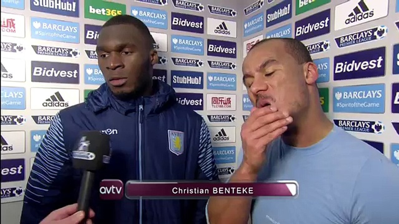Sherwood, Benteke and Agbonlahor delighted with...