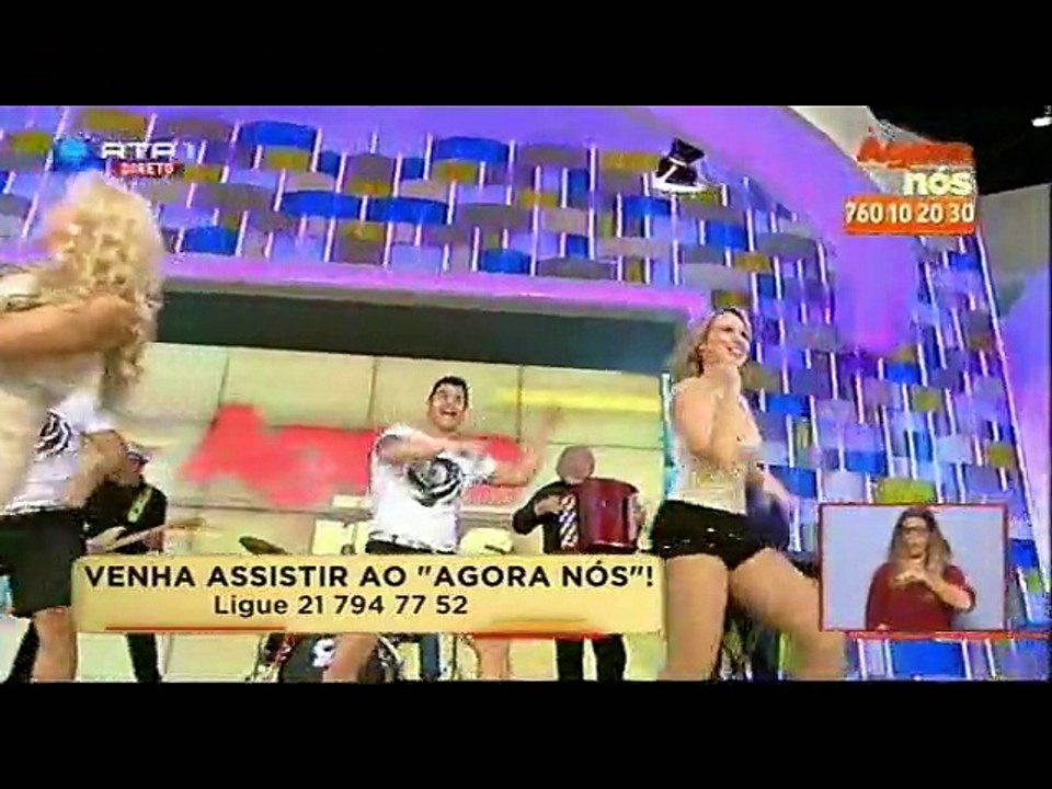 Maria Lisboa no agora nos da rtp com entrevista e  o tema- zumbando comigo