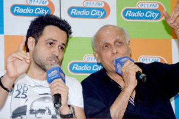 Emraan and Mahesh Bhatt launch the music of  'Mr X'