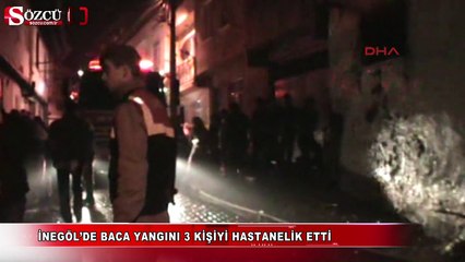Baca yangını 3 kişiyi hastanelik etti
