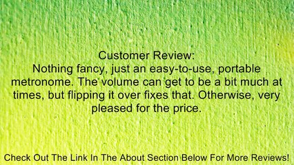 Wittner MT50 Quartz Metronome Review