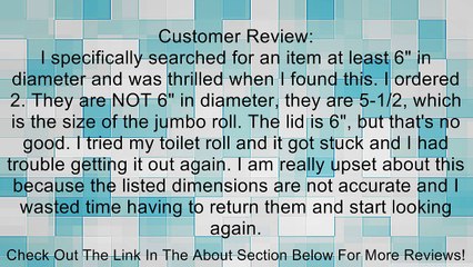 InterDesign Orb Canister, Frost Review