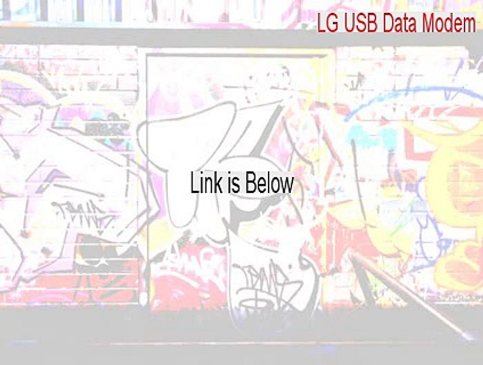 LG USB Data Modem Download (LG USB Data Modem)