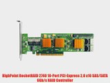 HighPoint RocketRAID 2740 16-Port PCI-Express 2.0 x16 SAS/SATA 6Gb/s RAID Controller