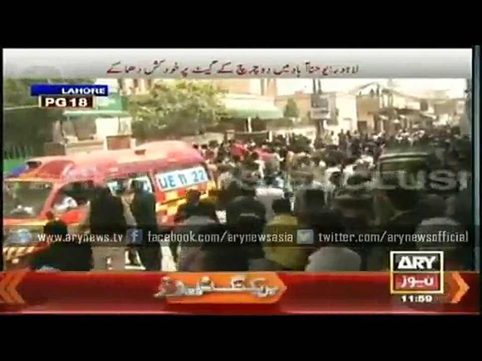 Bomb exploded at churches in Lahore