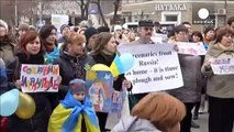 اعلام حمایت مردم ماریوپل از دولت اوکراین