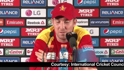 2015 WC IND vs ZIM Brendan on scoring 138 vs India