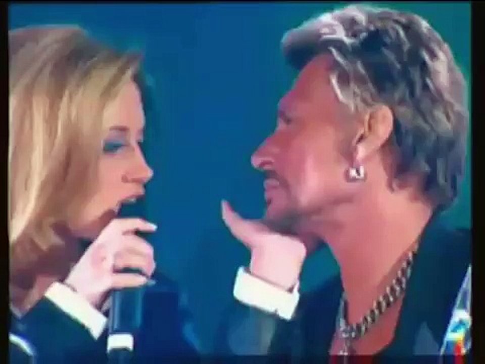 Johnny Hallyday et Lara Fabian   Requiem Pour Un Fou