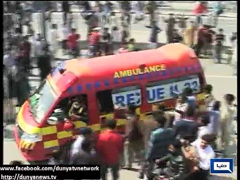 Dunya News - Lahore: Twin blasts near church in Youhanabad kill fourteen, 70 injured