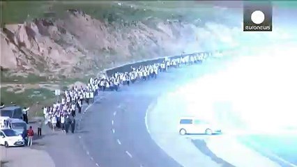 'Öcalan'a Özgürlük' yürüyüşü başladı