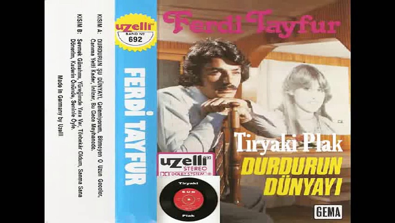 Ferdi Tayfur - Tövbekar Oldum (Uzelli MC No 692) Gema
