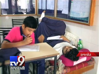 INSPIRATIONAL! Brave heart with traumatic spinal injury writes SSC exam paper - Tv9 Gujarati