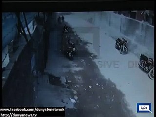 CCTV Footage Of Lahore Church Suicide Blast