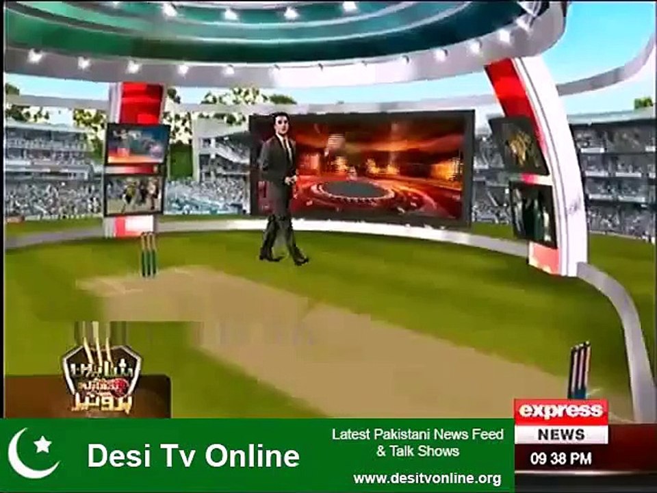 See How Umar Akmal Motivating Afridi To Play Safe 15-3-2015