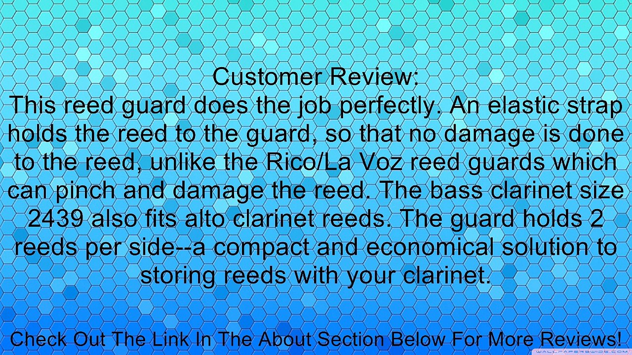 Vito Pocket Reed Guards Tenor Sax / Bass Clarinet Review