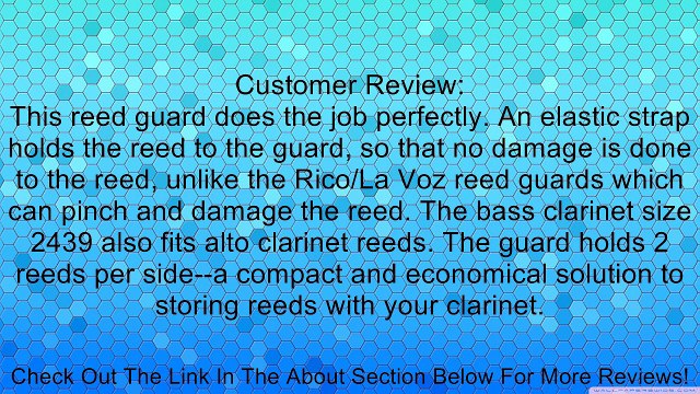 Vito Pocket Reed Guards Tenor Sax / Bass Clarinet Review