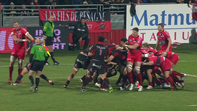 TOP14 - Lyon - Toulon: Essai Enrico Januarie (LYO) - J20 - Saison 2014/2015