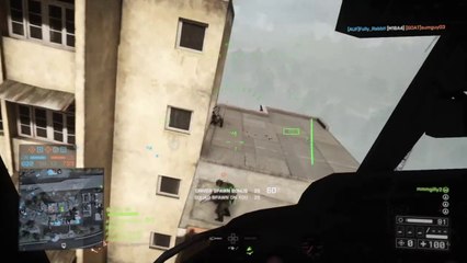 Who Needs Bullets: A BF4 aerial roadkill montage