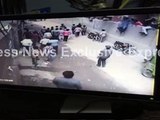 CCTV blast footage