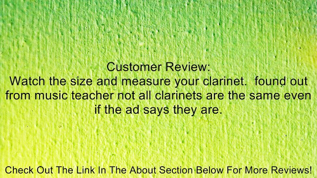 Conn 1708 Clarinet Lyre Review