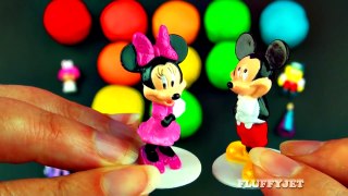 Play-Doh Surprise Eggs Minnie & Mickey Mouse Disney Frozen Peppa Pig Cars 2 Hello Kitty FluffyJet
