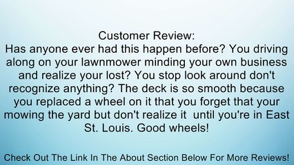 Replacement Lawn Mower Wheel Kit for John Deere # AM116299 Review