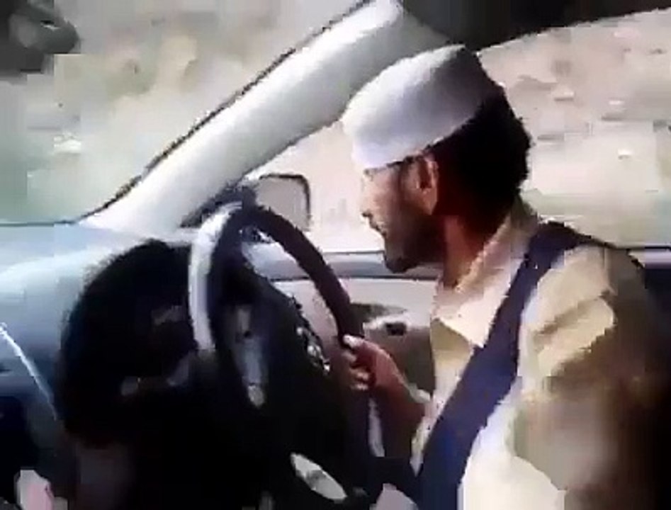 funny drive by a man