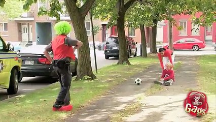 Water Gun Clown Prank