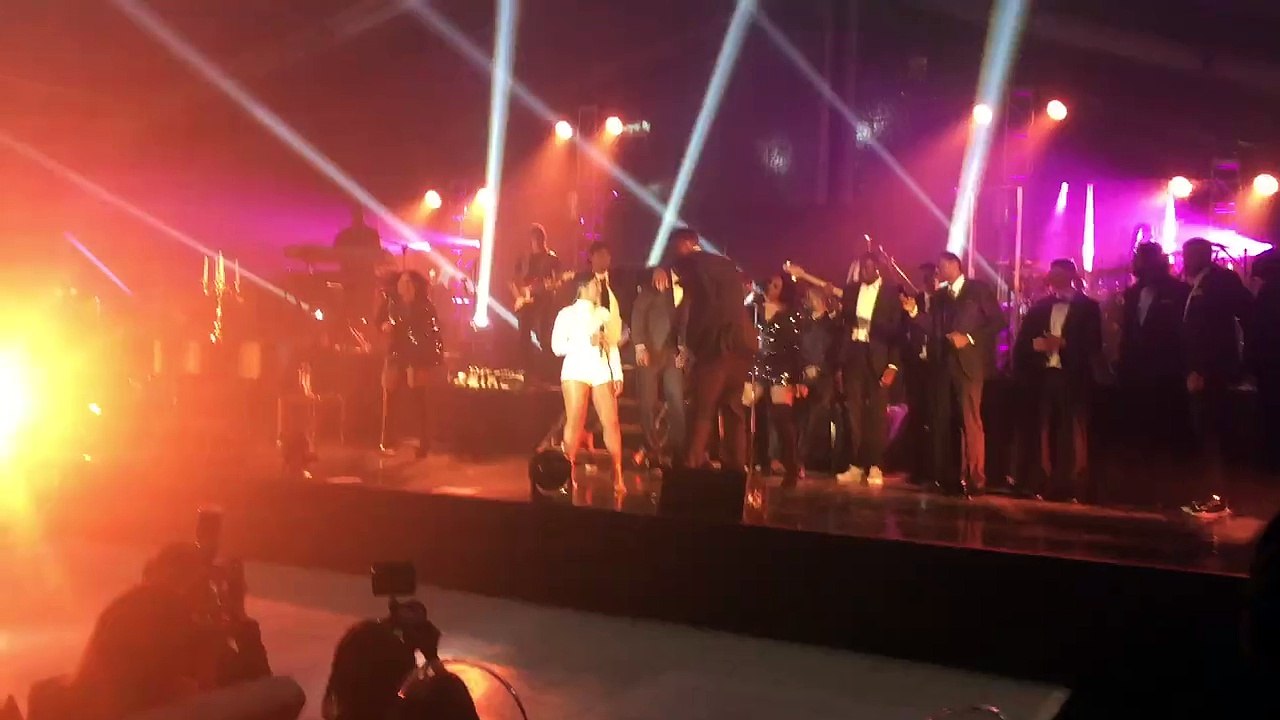 Last night Toni Braxton at The Miami Heat private event.