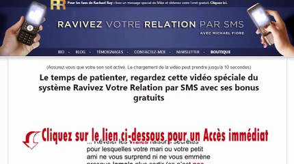 Ravivez votre relation par sms pdf gratuit michael fiore exmple sms avis