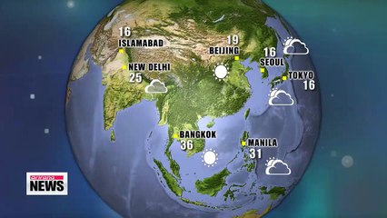 Download Video: Seoul will have a daytime high of 16 degrees Celsius tomorrow