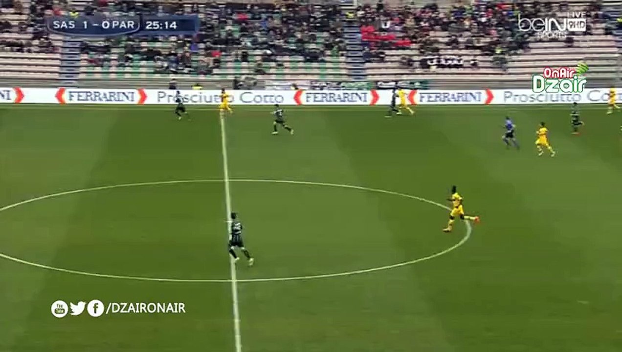 تمريرة اسحاق بلفوضيل ضد ساسولو