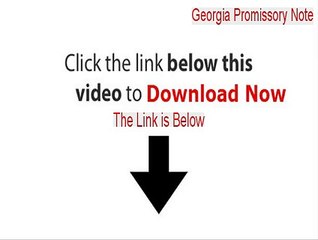 Georgia Promissory Note Crack - Instant Download 2015
