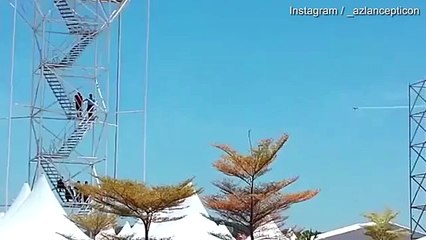 Two Indonesian acrobatic aircrafts collide mid air in Malaysia