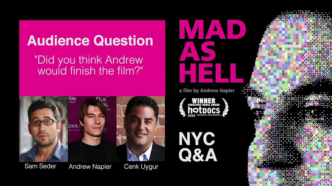 'Did you think the film would get made?' – Q&A with Cenk Uygur at Mad As Hell film screening