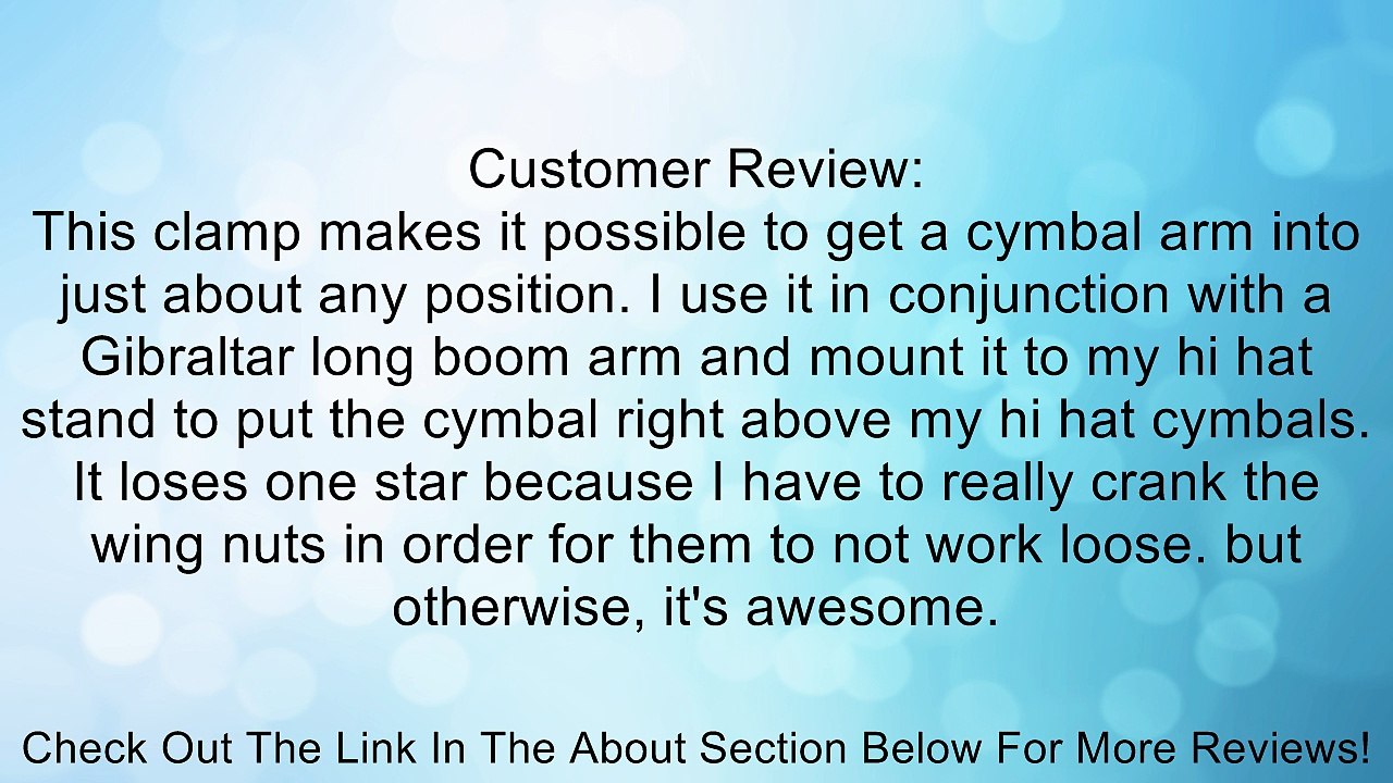 Gibraltar SC-PUGC Angled Grab Clamp 2 Hole Review