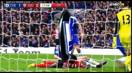 Dušan Tadić goal ( penalty ) - Chelsea vs Southampton  1~1  | 15-03-2015