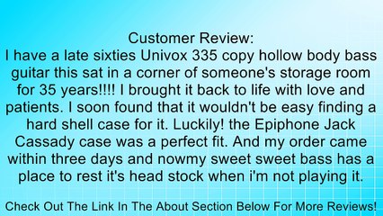 Epiphone Case for Epiphone Jack Cassady Bass Review