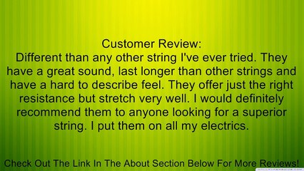 DR Strings Pure Blues Pure Nickel Wrap Round Core 9-42 Review