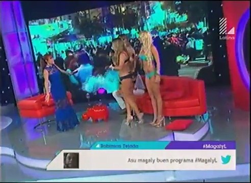 Magaly: Claudia, Brunella y Paula juntas en 'Las Latinas' (VIDEO)