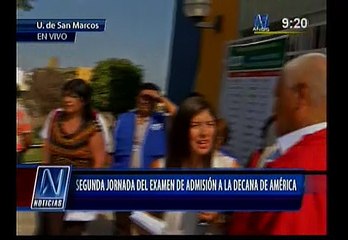 UNMSM: usan dron para vigilar segundo día de examen de admisión