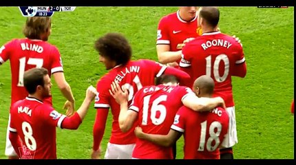 Carrick goal - Manchester United vs- Tottenham  2~0 | 15-03-2015