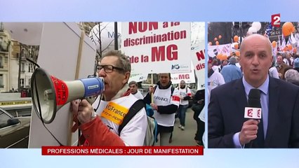Les professionnels de santé manifestent contre la généralisation du tiers payant
