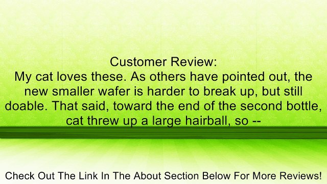 Vet's Best Hairball Relief Digestive Aid, 60 Chewable Tablets Review