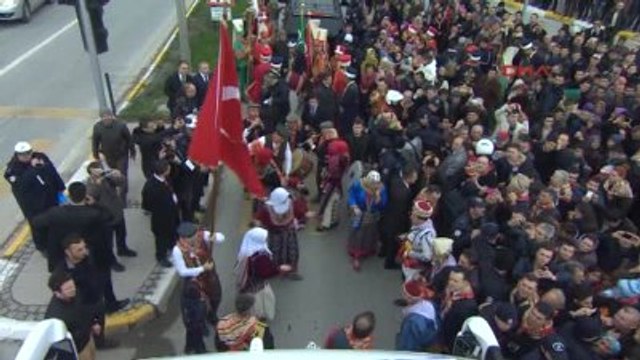 Balıkesir Cumhurbaşkanı Balıkesir Karsılama Yoruk Mehteran