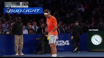 Incredible lob - Ball boy kid vs Roger Federer | BNP Paribas 2015