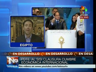 Con importantes anuncios concluye en Egipto la Cumbre Económica